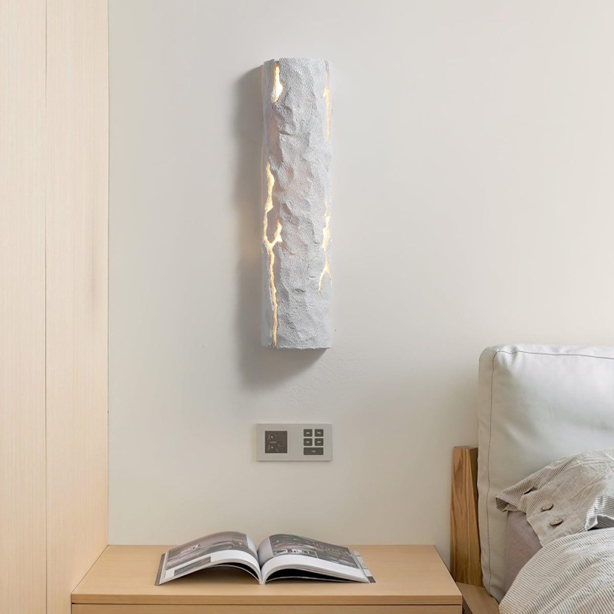 applique-murale-interieur-art-deco-led-cylindre-texture-chambre-2