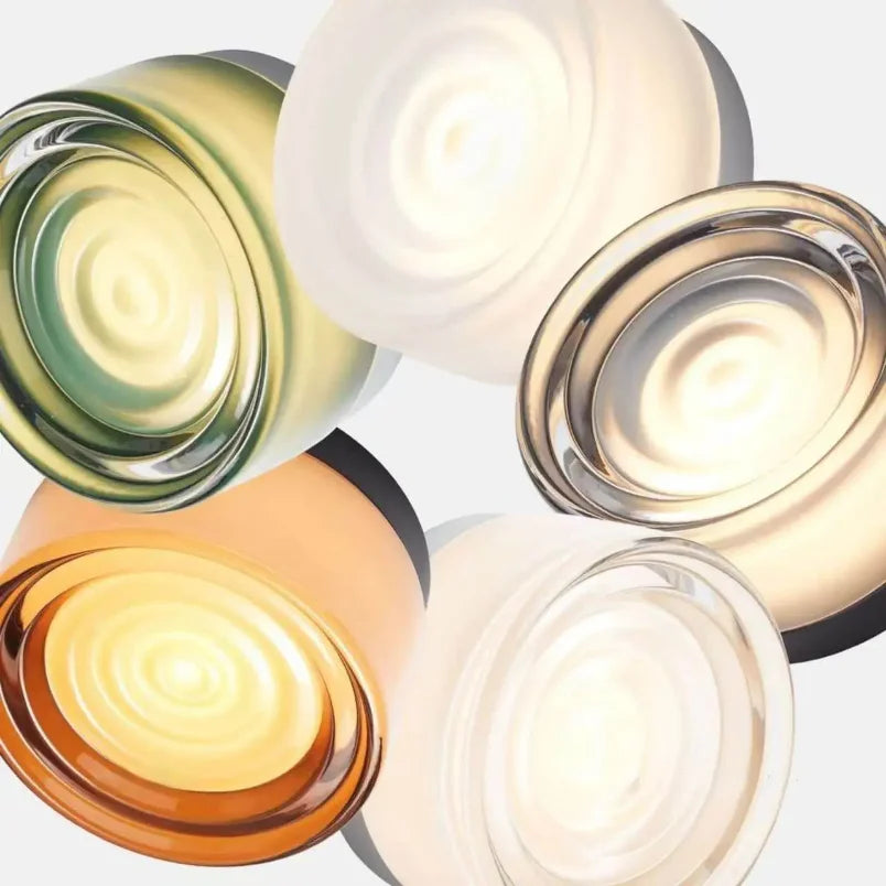 applique-murale-interieur-art-deco-led-verre-ondule-circulaire-couloir-5