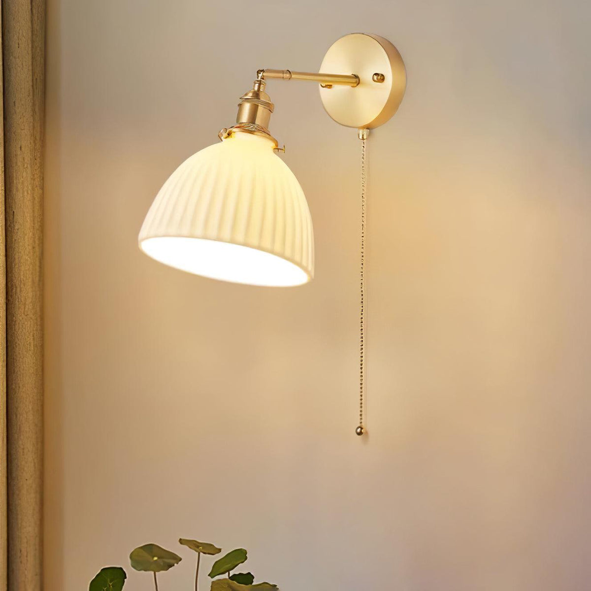 applique-murale-interieur-vintage-tete-de-lit-abat-jour-ceramique-plisse-4