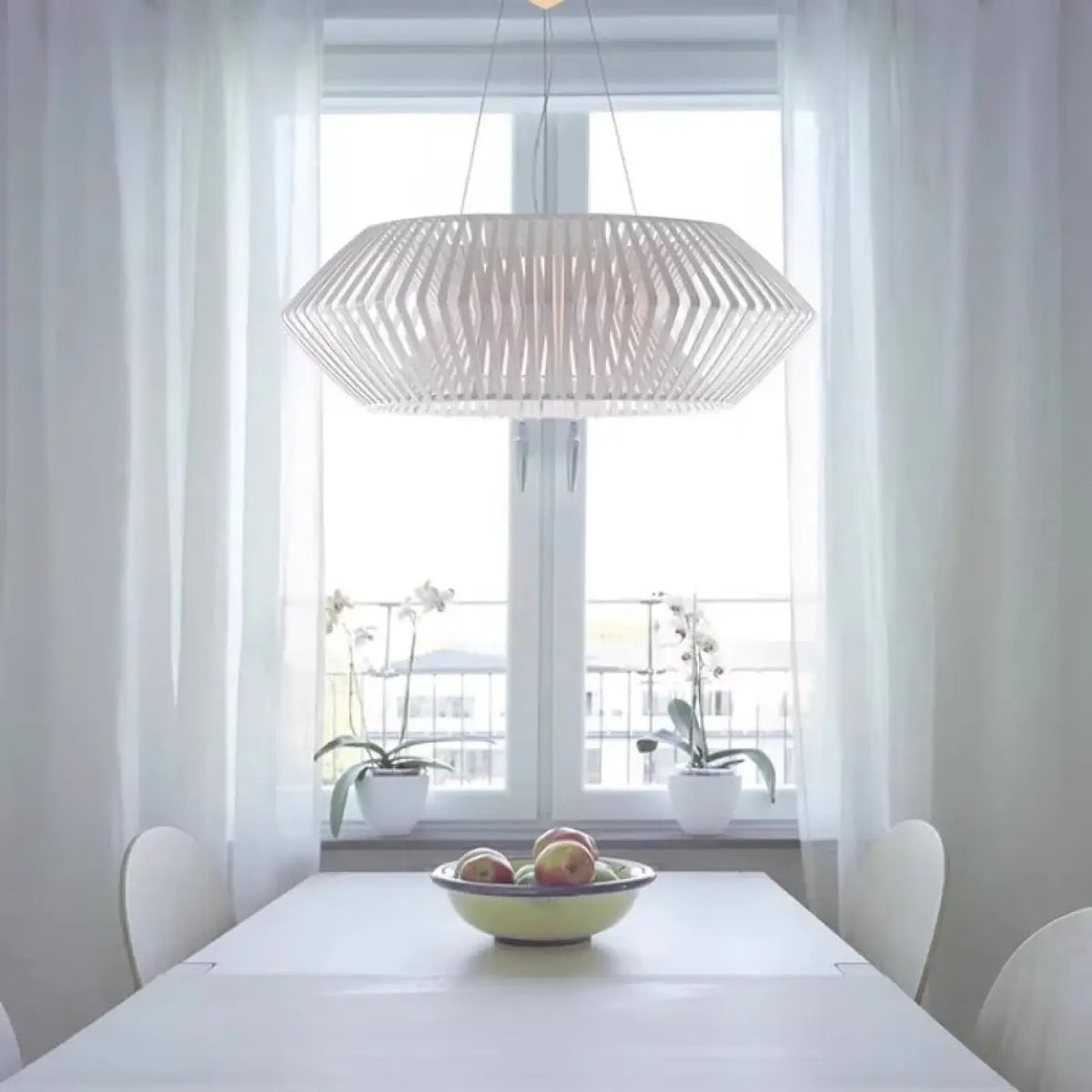 Suspension luminaire salle a manger salon bois design
