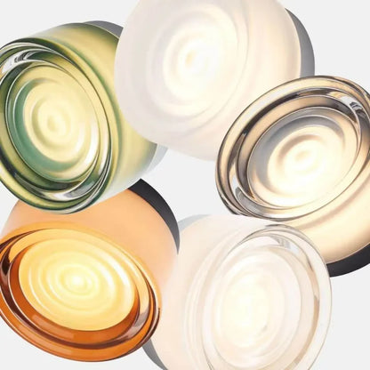 applique-murale-interieur-art-deco-led-verre-ondule-circulaire-couloir-5