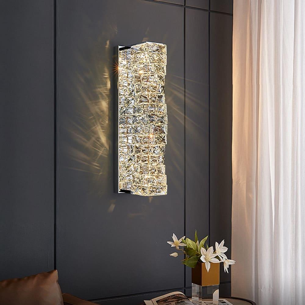 applique-murale-interieur-cristaux-empiles-rectangulaires-design-led-couloir-3