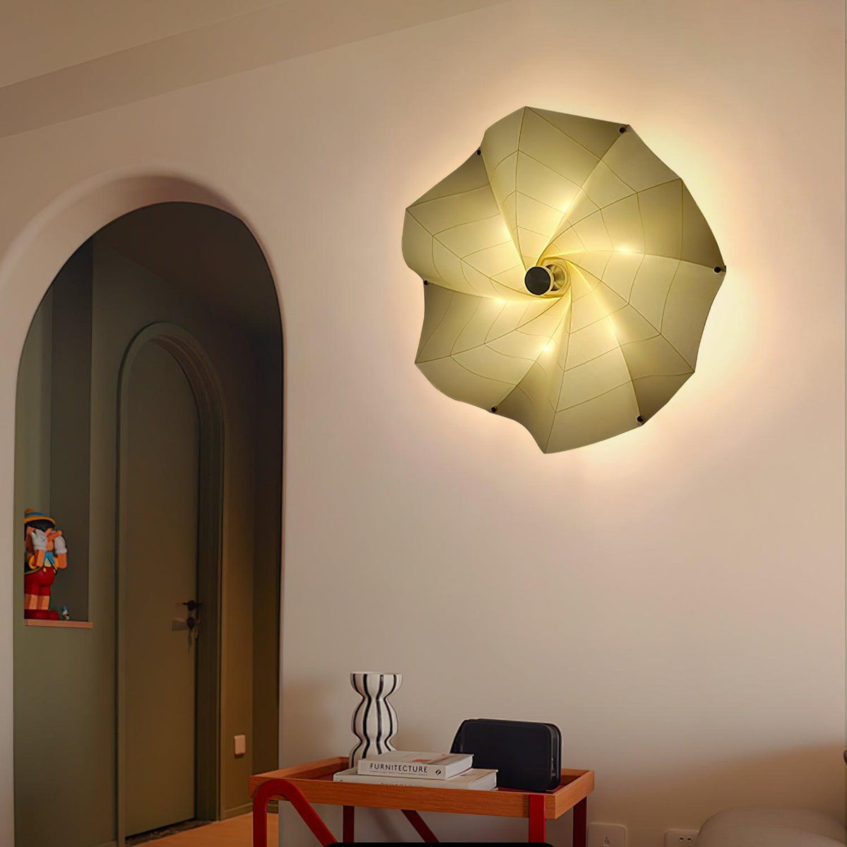 applique-murale-interieur-fleur-en-spirale-couloir-originale-led-1