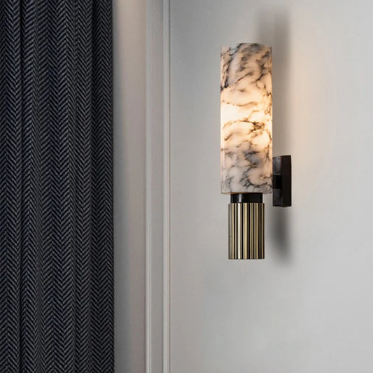 applique-murale-interieur-moderne-led-escalier-tube-marbre-avec-base-rainuree-1