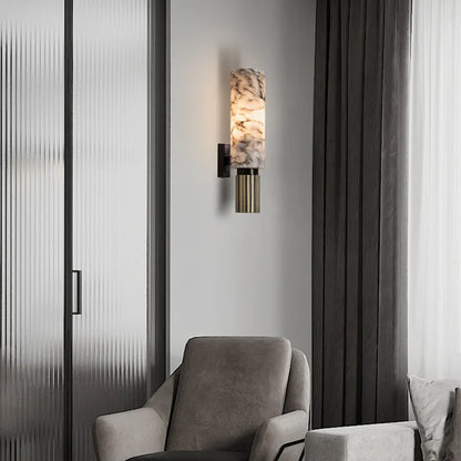 applique-murale-interieur-moderne-led-escalier-tube-marbre-avec-base-rainuree-2