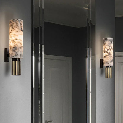 applique-murale-interieur-moderne-led-escalier-tube-marbre-avec-base-rainuree-3