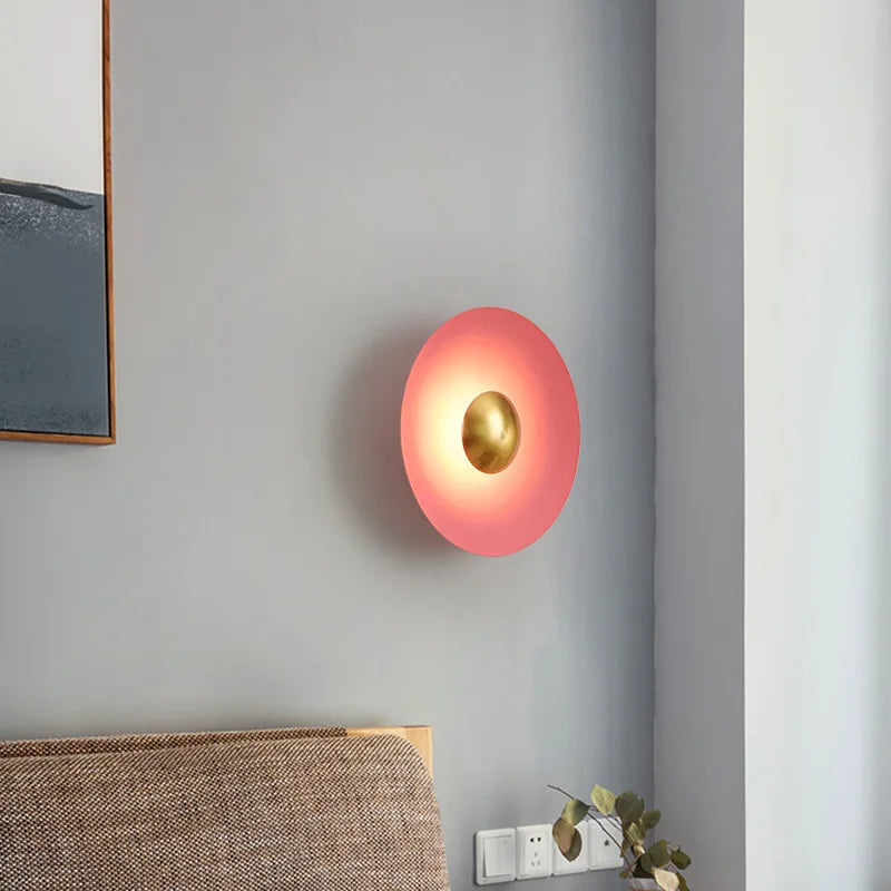 applique-murale-interieur-tete-de-lit-ronde-avec-centre-dore-art-deco-led-1