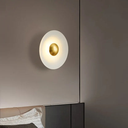 applique-murale-interieur-tete-de-lit-ronde-avec-centre-dore-art-deco-led-4