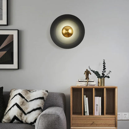 applique-murale-interieur-tete-de-lit-ronde-avec-centre-dore-art-deco-led-5