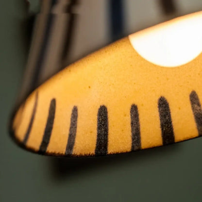 Suspension luminaire cuisine ceramique design rustique