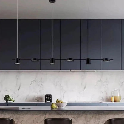 Suspension luminaire cuisine design LED contemporaine