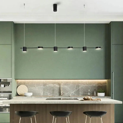 Suspension luminaire cuisine design LED contemporaine