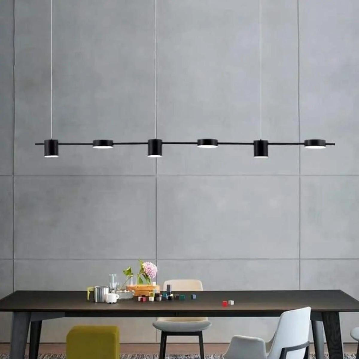 Suspension luminaire cuisine design LED contemporaine