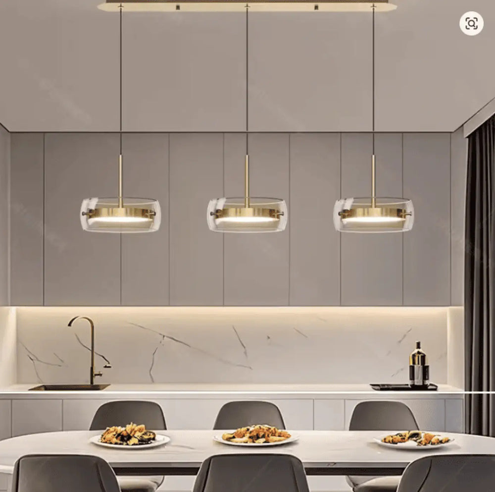 Suspension luminaire cuisine design metal industriel