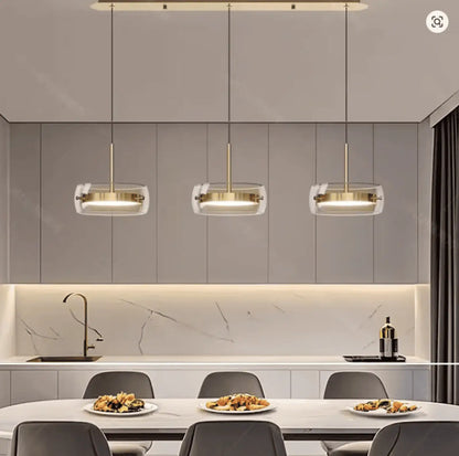 Suspension luminaire cuisine design metal industriel