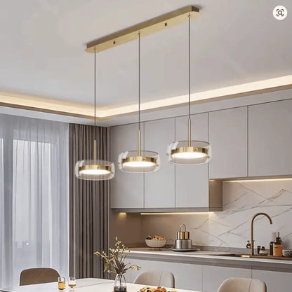 Suspension luminaire cuisine design metal industriel