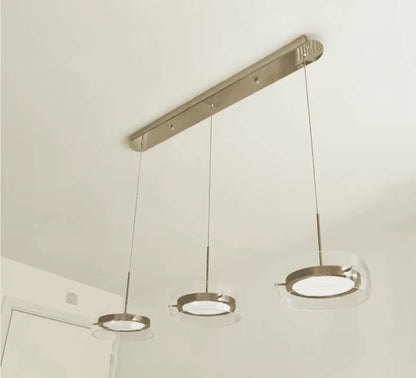 Suspension luminaire cuisine design metal industriel