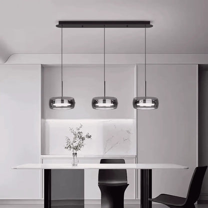 Suspension luminaire cuisine design metal industriel