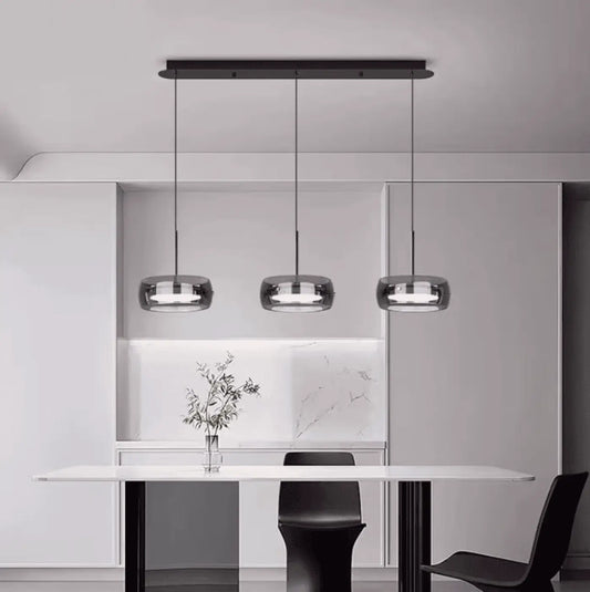 Suspension luminaire cuisine design metal industriel