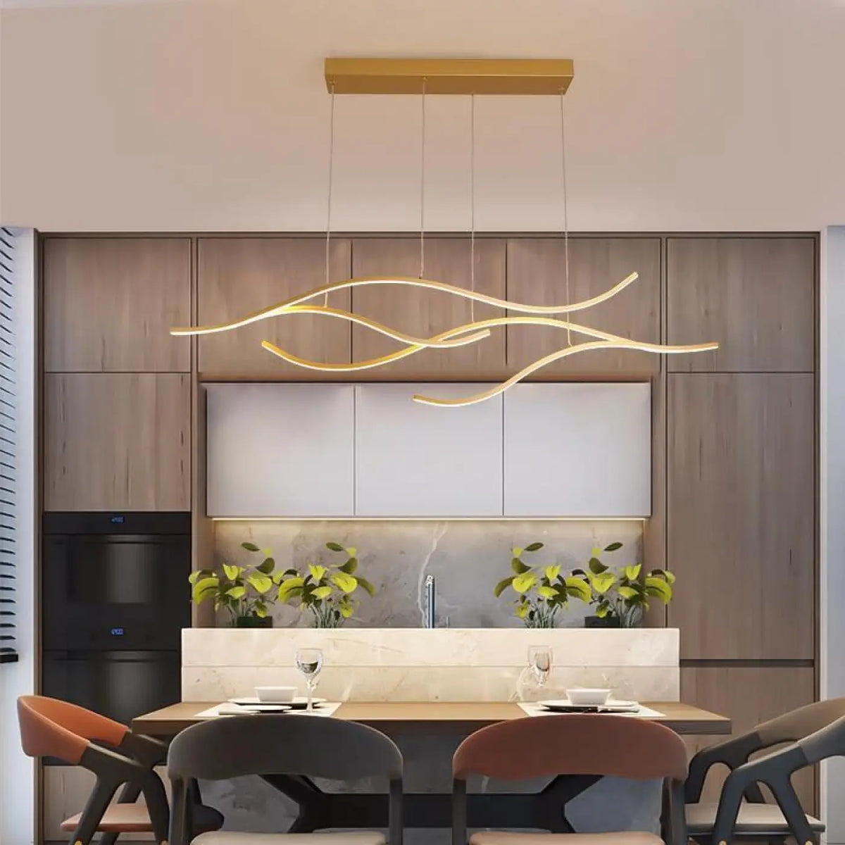 Suspension luminaire cuisine salle a manger acrylique design