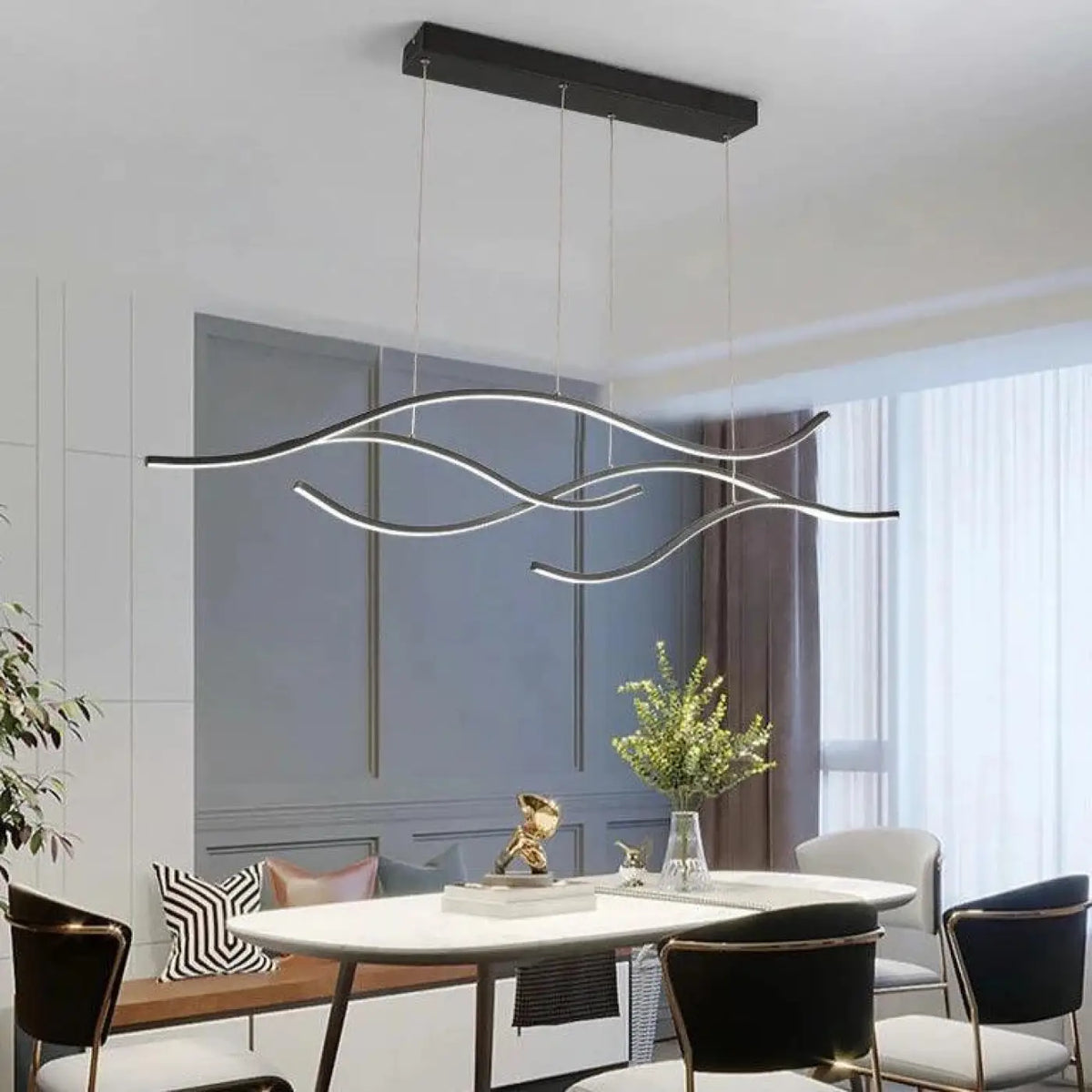 Suspension luminaire cuisine salle a manger acrylique design