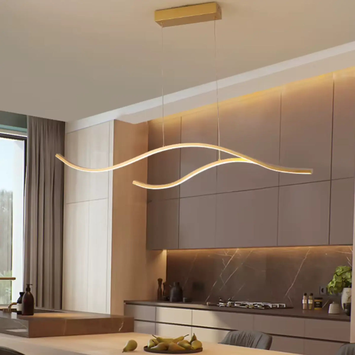 Suspension luminaire cuisine salle a manger acrylique design