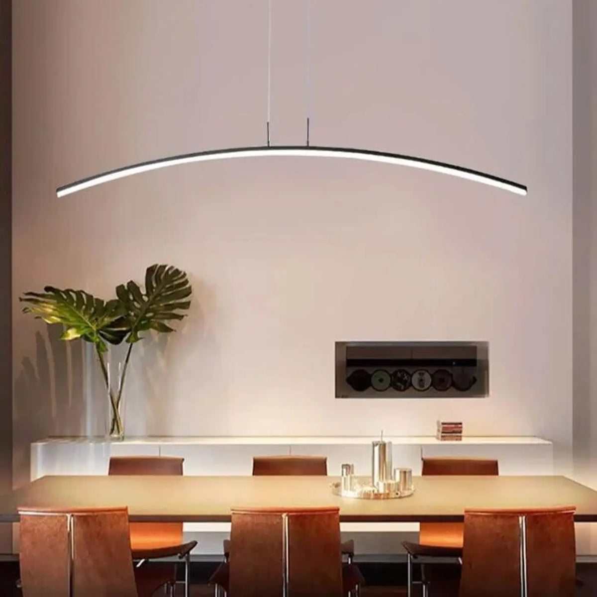 Suspension luminaire cuisine salon design geometrique