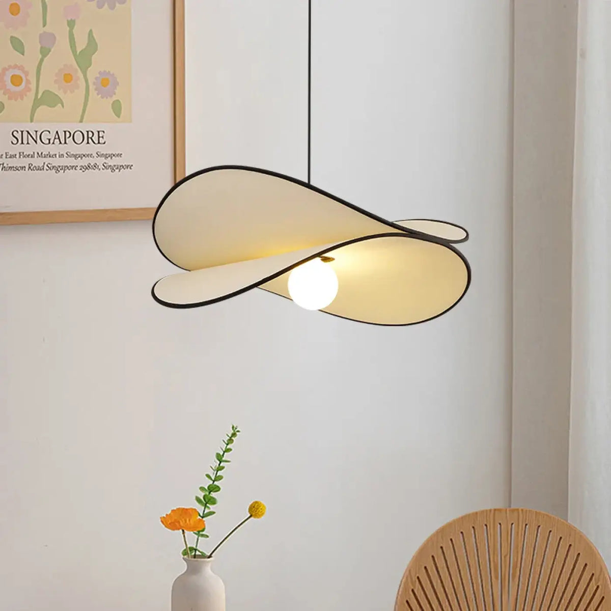 Suspension luminaire salle a manger chambre organique design