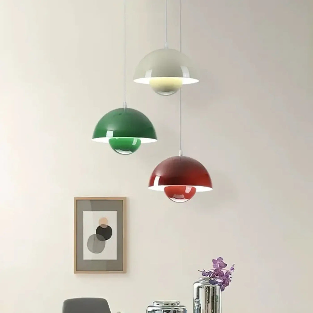 Suspension luminaire salle a manger cuisine design dome