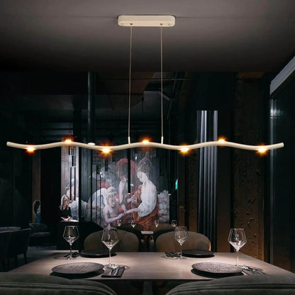 Suspension luminaire salle a manger design branche