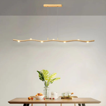 Suspension luminaire salle a manger design branche