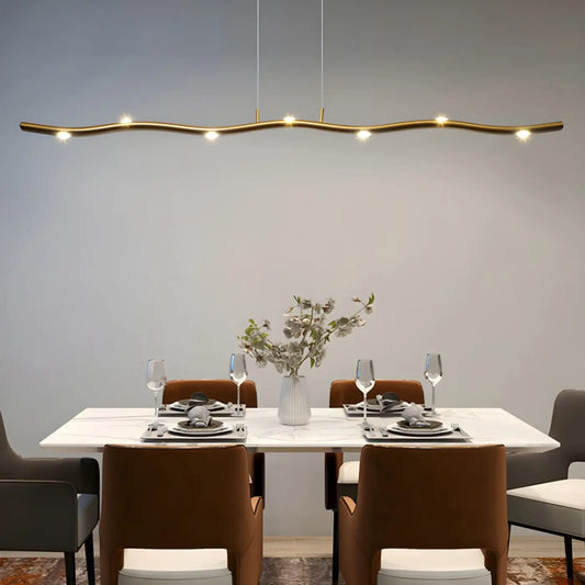 Suspension luminaire salle a manger design branche