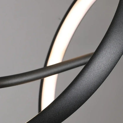 Suspension luminaire salle a manger design fluide