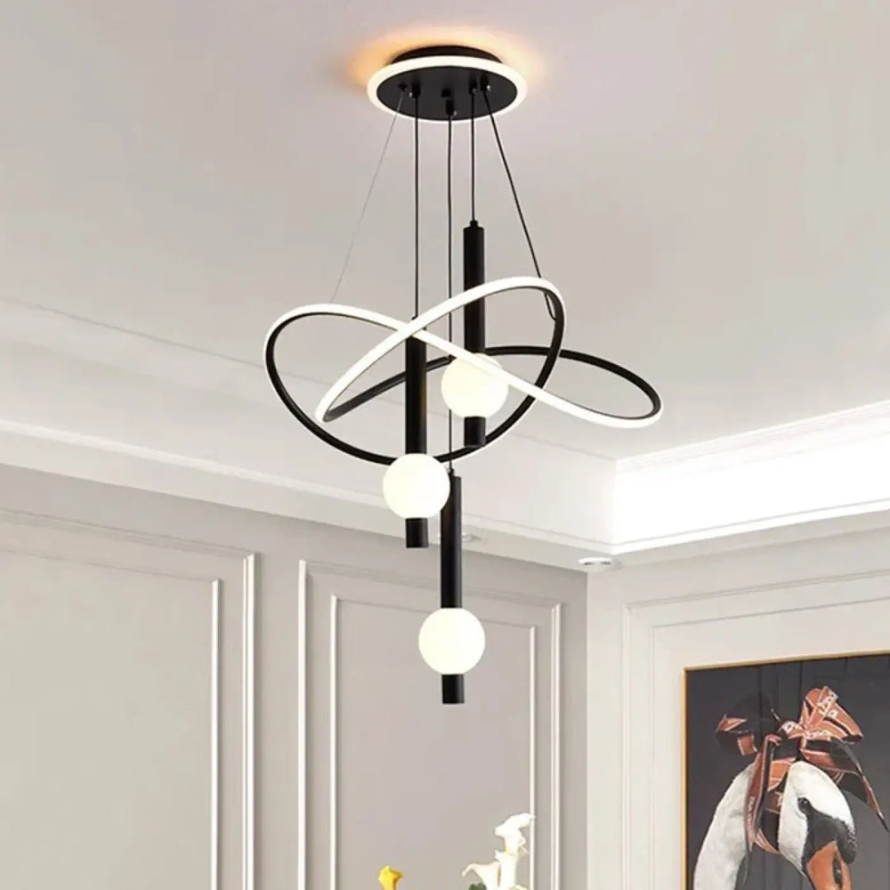Suspension luminaire salle a manger LED moderne design