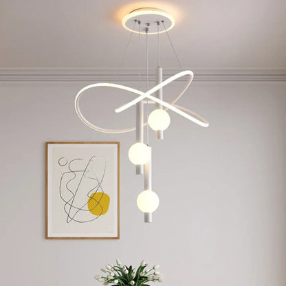 Suspension luminaire salle a manger LED moderne design