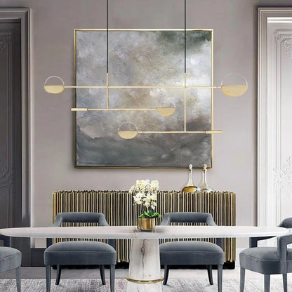 Suspension luminaire salle a manger metal design scandinave