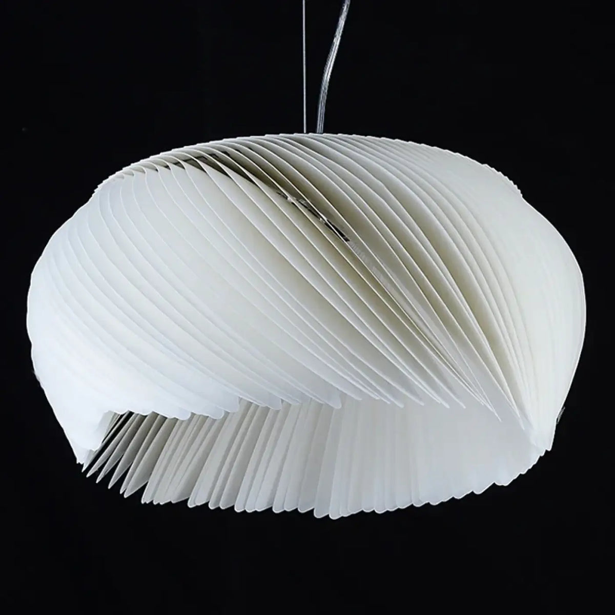 Suspension luminaire salon chambre blanche organique