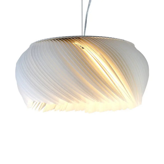 Suspension luminaire salon chambre blanche organique