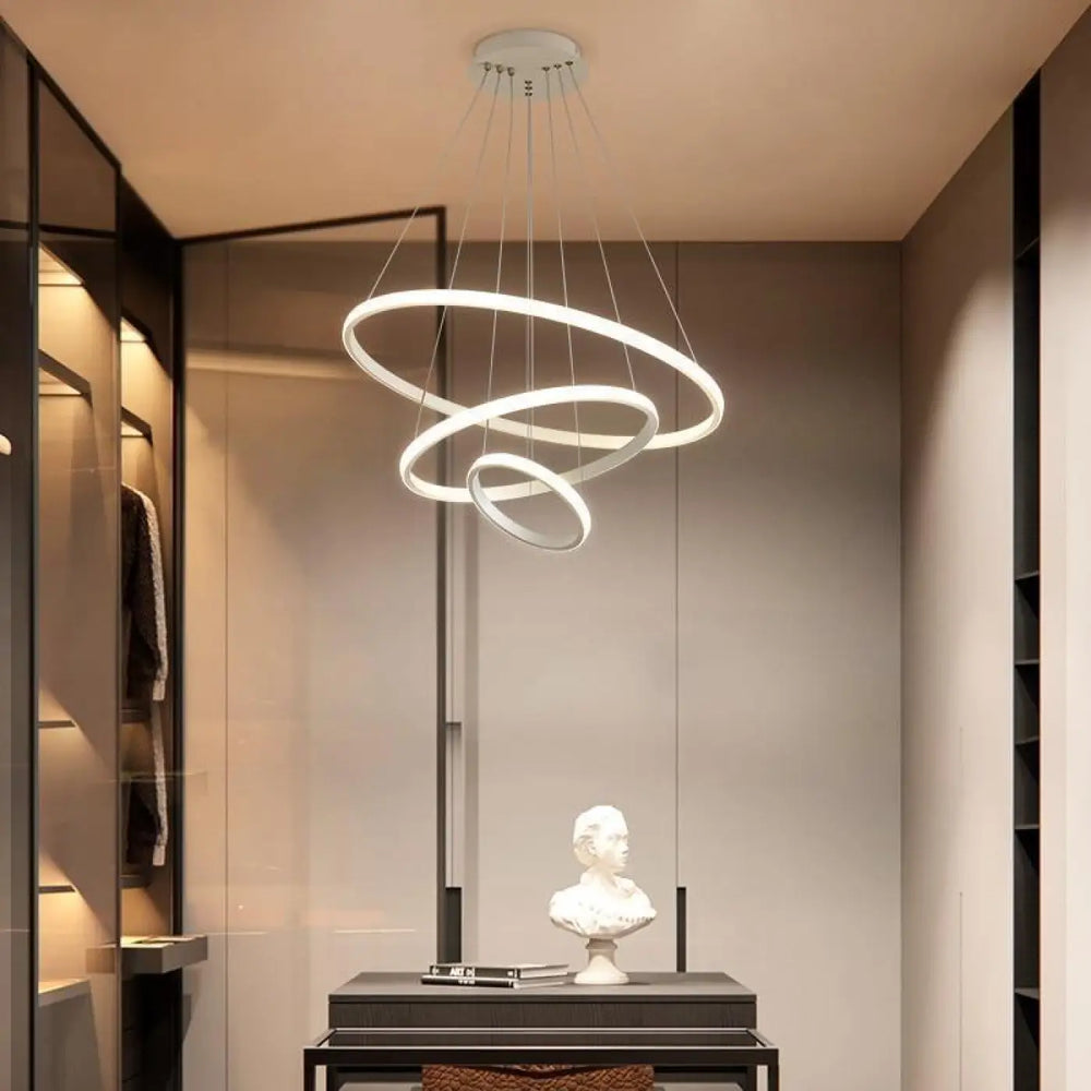 Suspension luminaire salon chambre design elegante