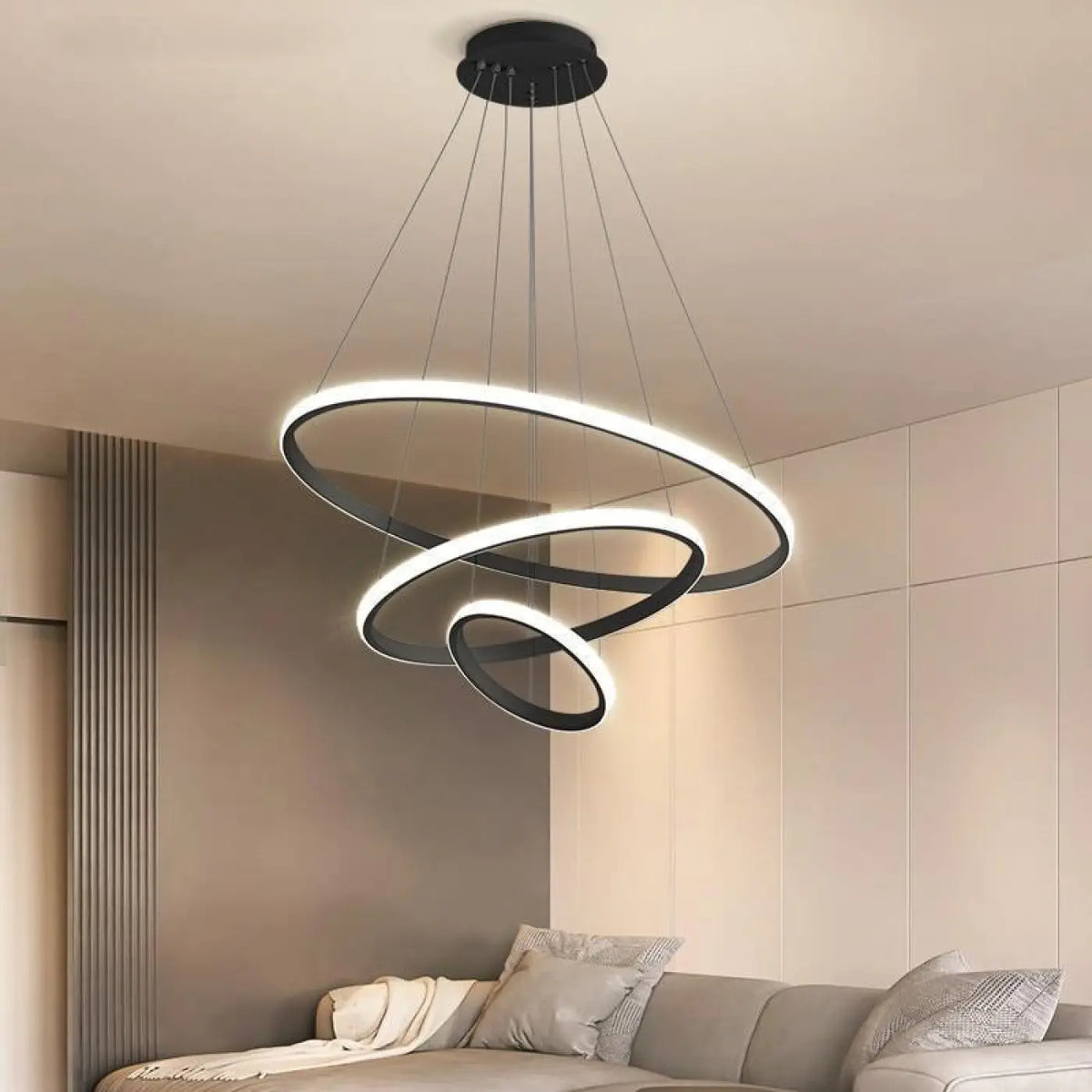 Suspension luminaire salon chambre design elegante