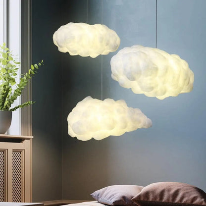 Suspension luminaire salon chambre nuage design