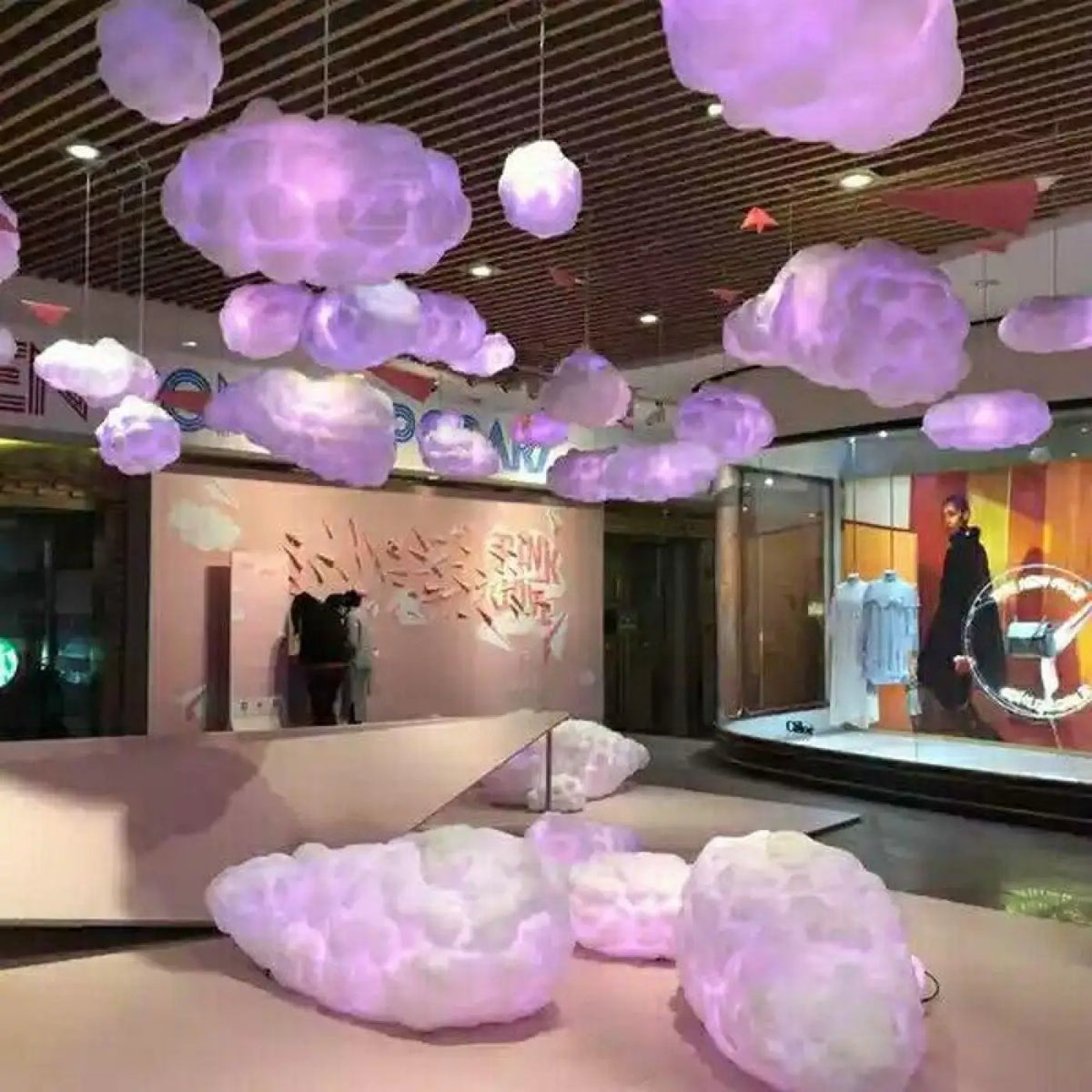 Suspension luminaire salon chambre nuage design