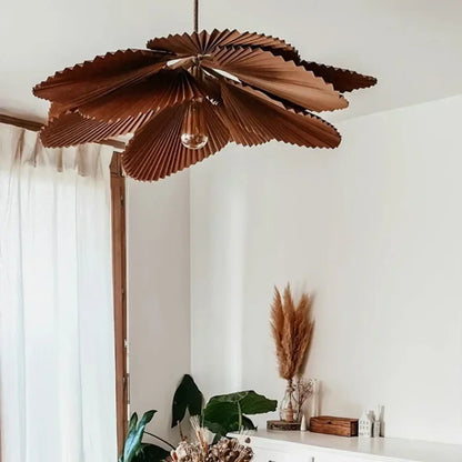 Suspension luminaire salon chambre papier boheme chic
