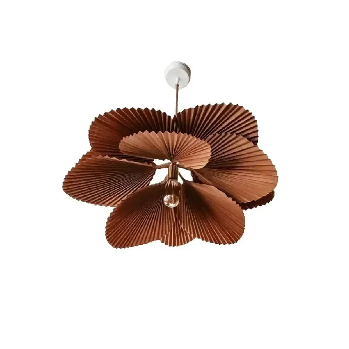 Suspension luminaire salon chambre papier boheme chic