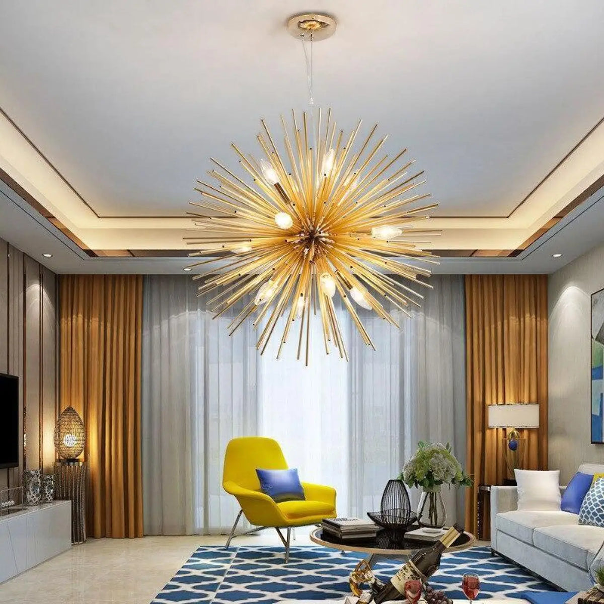 Suspension luminaire salon chambre salle a manger design