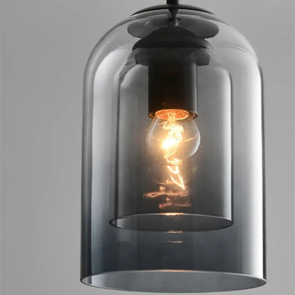 Suspension luminaire salon cuisine verre teinte design
