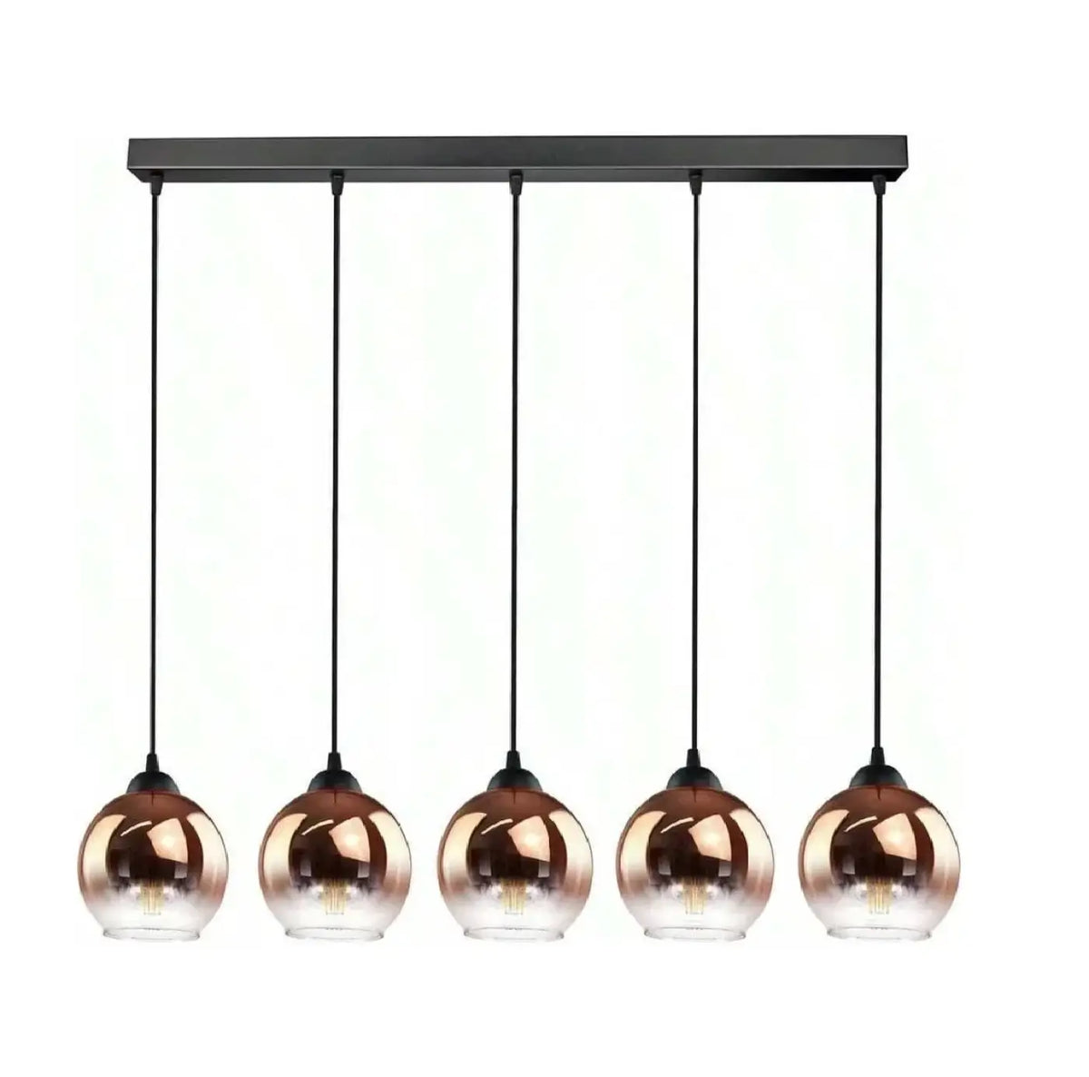 Suspension luminaire salon salle a manger boule verre