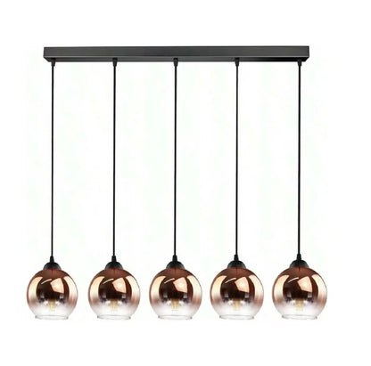 Suspension luminaire salon salle a manger boule verre