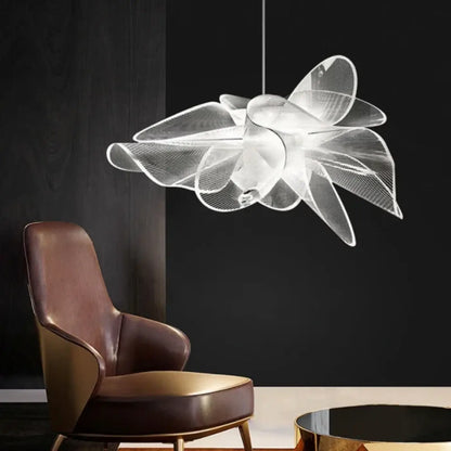Suspension luminaire salon salle a manger design blanche