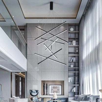 Suspension luminaire salon salle a manger design geometrique